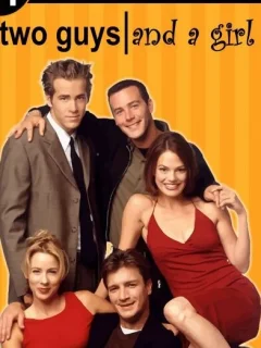 Два парня и девушка